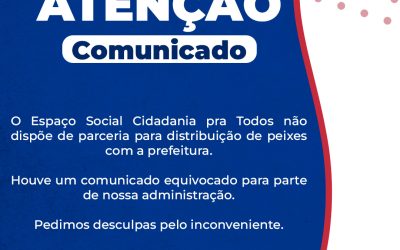 Comunicado Importante